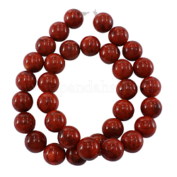 Synthetic Coral Beads Strands, Dyed, Red, Round, about 10~11mm in diameter, hole: 1mm, about 40pcs/strand, 16 inch