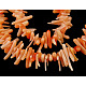 Natural Coral Beads Strands DC015Y-1