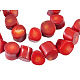Coral Beads Strands DC025Y-1