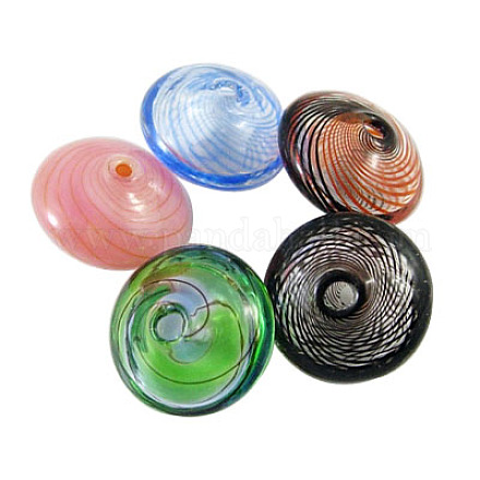 Handmade Blown Glass Beads DH010Y-1-1