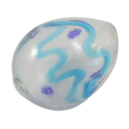 Handmade Blown Glass Beads DH018Y-2-1