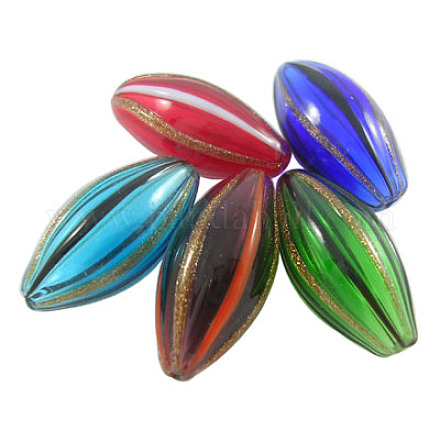 Handmade Blown Glass Beads DH022Y-1