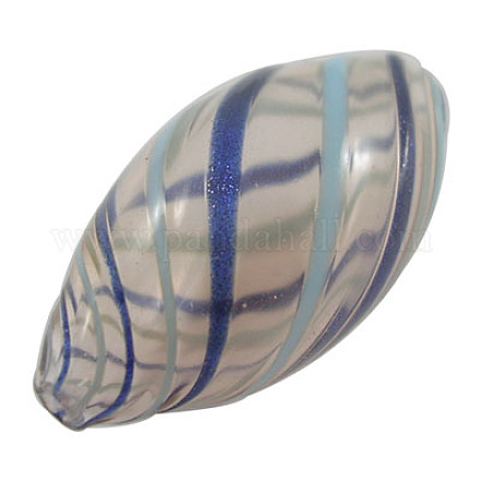 Handmade Blown Glass Beads DH023Y-2-1
