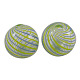 Handmade Blown Glass Globe Beads DH003Y-11-1