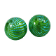 Handmade Blown Glass Globe Beads DH003Y-24-1