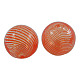Handmade Blown Glass Globe Beads DH003Y-9-1