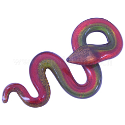 Ручной золотой песок Lampwork крупные кулоны DP483J