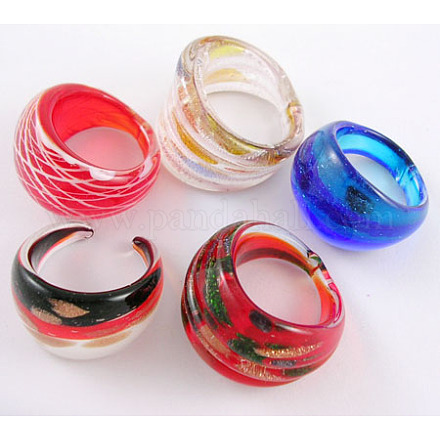 Handmade breitbandigen Murano Ringe DR002-1