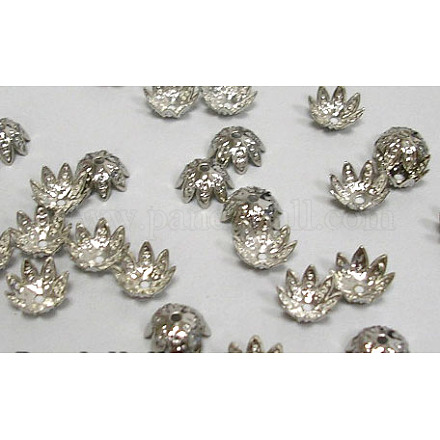 Ausgefallene Perlenkappen aus Eisen E117-1