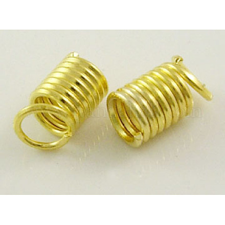 Iron Coil Cord Ends E196Y-G-1