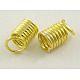 Iron Coil Cord Ends E196Y-G-1