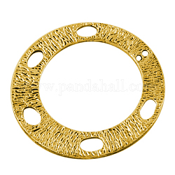 Alloy Linking Loops, Lead Free and Cadmium Free, Antique Golden, 46x1.5mm, Hole: 2mm