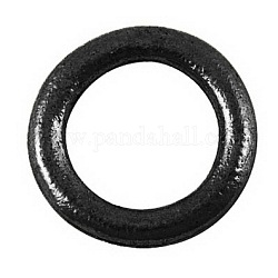 Alloy Linking Rings, Lead Free and Cadmium Free, Donut, Gunmetal, Size: about 14.5mm diameter, 2mm thick, hole: 10mm