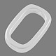 チベット風ビーズフレーム  鉛フリー＆ニッケルフリー＆カドミウムフリー  長方形  銀色のメッキ  17x11x4mm  穴：1mm EA13621Y-NFS-1