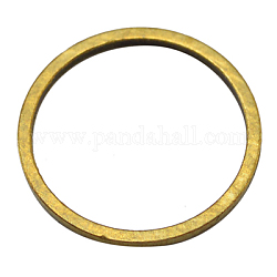 Brass Link Rings, Round, 14x1mm