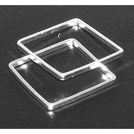 Latón cuadrado anillos de enlace EC0308mm-S-1