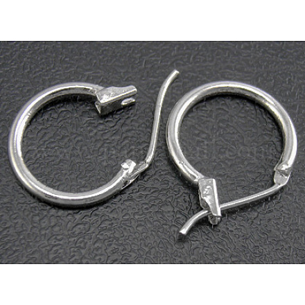 Brass Hoop Earrings EC107-1NF-1