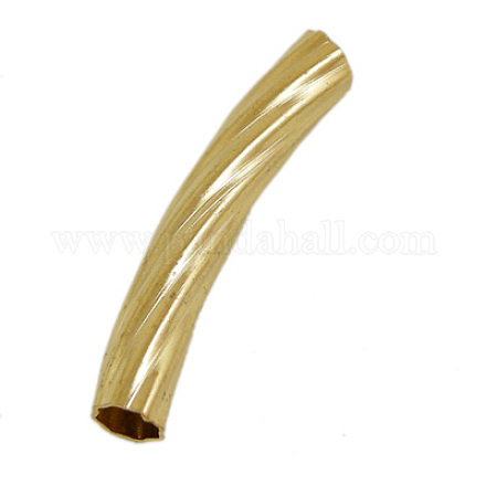 Brass Tube Beads EC117-G-1