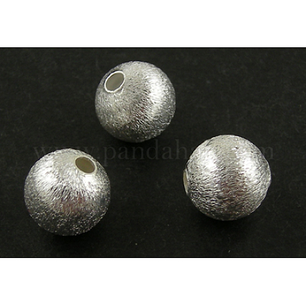 Perles en laiton texturées EC399-3S-1