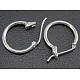 Brass Hoop Earrings EC107-1NF-1