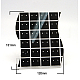 有機ガラスのピアスディスプレイ  ジュエリーディスプレイラック  ツイスト  ブラック  131x120mm EDIS-N001-51-1