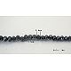Electroplate Glass Beads Strand EGLA-D012-14-1