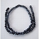 Electroplate Glass Beads Strand EGLA-D012-14-2
