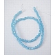 Electroplate Glass Beads Strands EGLA-D012-22-2