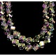 Purple Plated Glass Beads Strands EGLA-G10MM-1-1