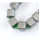 Electroplate Glass Beads Strands EGLA-R337-2