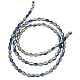 Electroplate Glass Beads Strands EGLA-S013-2