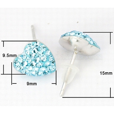 Austrian Crystal Earrings EJEW-Q369-202-1