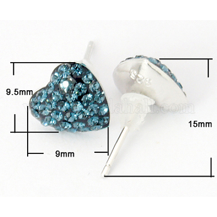 Austrian Crystal Earrings EJEW-Q369-207-1