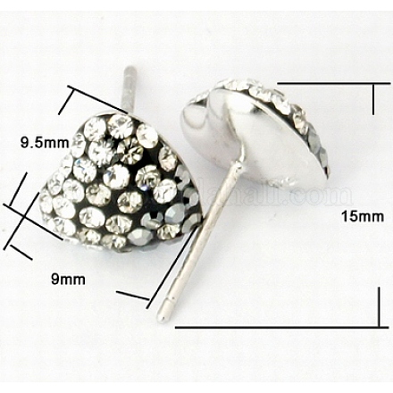 Austrian Crystal Earrings EJEW-Q370-5-1