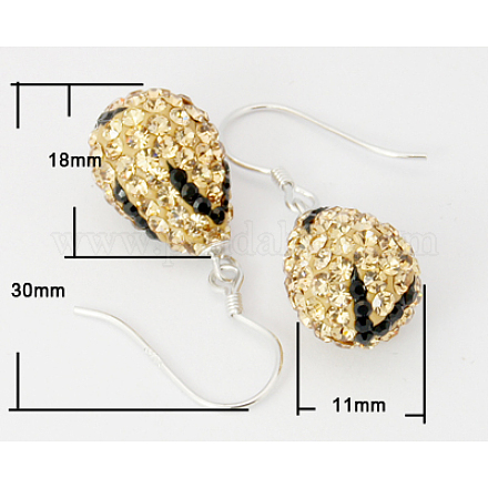 Austrian Crystal Earrings EJEW-Q372-552-1