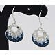 Austrian Crystal Earrings EJEW-H156-4-2