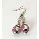 Lampwork Beads Earring EJEW-JE00141-2