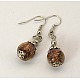 Lampwork Beads Earring EJEW-JE00143-01-1