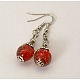 Lampwork Beads Earring EJEW-JE00143-2