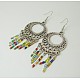 Tassel Earrings EJEW-JE00152-03-1
