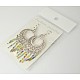 Tassel Earrings EJEW-JE00152-03-2