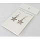 Tibetan Style Starfish/Sea Stars Earrings EJEW-JE00158-12-3