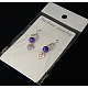 Fashion Heart Dangle Earrings EJEW-JE00243-2