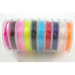 Elastic Crystal Thread, Mixed Color, 0.6mm in diameter, about 10m/roll
