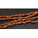 Natural Red Jasper Chips Beads Strands F027-1