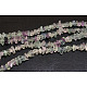 Naturelles fluorite puces brins de perles F036-1
