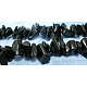 Natural Black Onyx Chips Beads Strands F055-1