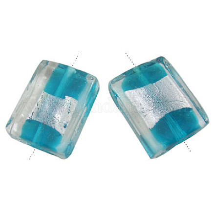 Cabujones de cristal de espalda plana FOIL-X004-9-1