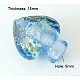 Handgefertigte Silberfolie Glas Parfüm-Flasche Anhänger FOIL-D130-1-2