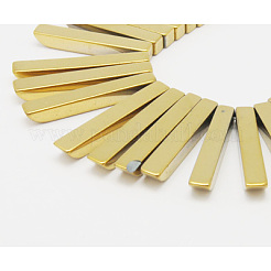 Немагнитная синтетический гематит постепенные бусы G-Q573-1